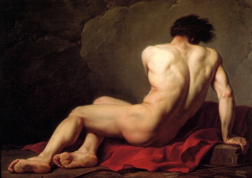 luomoperfetto:Patroclus by Jacques-Louis David
