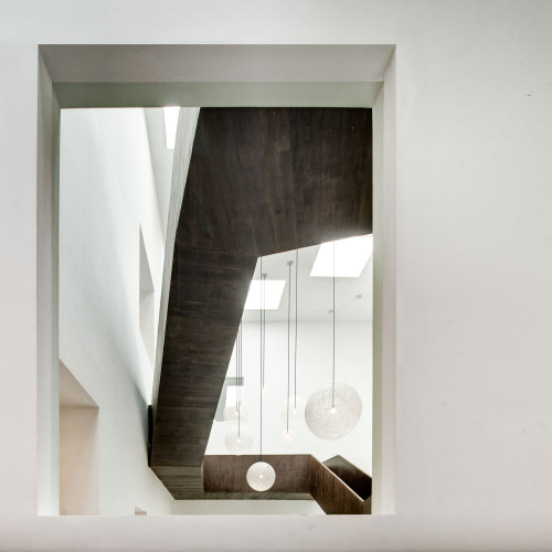 {Continuing Neri &amp; Hu’s Friday Feature - the atrium staircase reminds me a little of one of thei