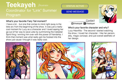 amphoriczines: Please Welcome our employee of the day: Teekayeh!Role: IllustratorCareer: Coordinator
