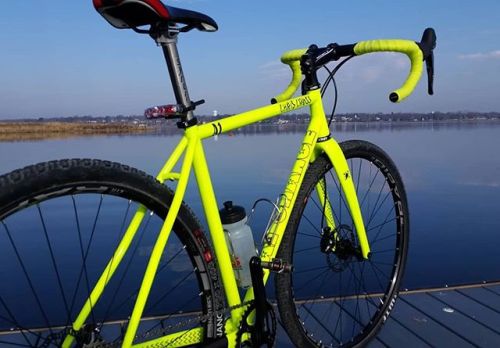 fatchancebikes:Here’s a Grello #chriscrosscx the owner sent us a picture of. What color would you ch