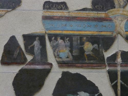 romegreeceart:Palazzo Massimo - fresco details, set 10Another photoset from “black triclinium&