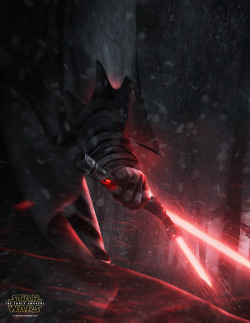 bosslogicinc:  Because i was too hype for the #starwars The Force Awakens teaser, I thought id make a teaser poster, everyone hating on the saber I love the anti Christ saber // Follow on bosslogicInc on Facebook // Twitter// Instagram 