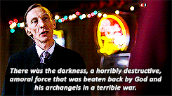 thewinchestercave:  Just one question… if before God existed, there was only an amoral, destructive, evil force in existence, who/what created God? If God was not eternal, did the darkness create him? But if the darkness did create him, does that not