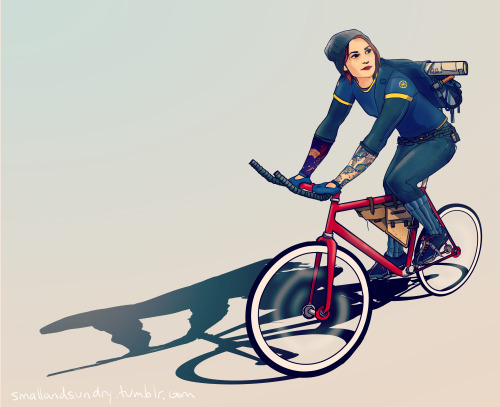 smallandsundry: also have a hipster bike messenger Alex Danvers cos why not