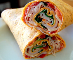 in-my-mouth:  Turkey Bacon Club Wrap 