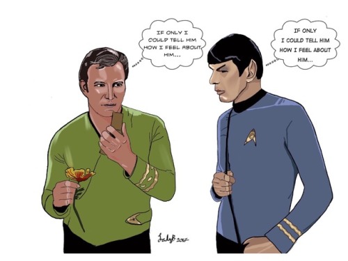 ladybartist:I spirk, therefore I am.PS - if you’ve got a different ship, I don’t mind. I love seeing