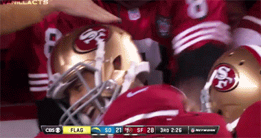 vanillacts:  Colin Kaepernick scrambles 90 yds for a TD