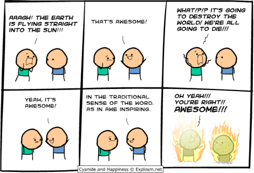 explosm:By Kris Wilson. There are so many comics over at http://www.explosm.net... you won’t even believe your dang eyes!