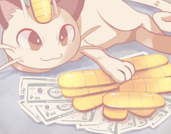 enecoo:  This is the payday meowth, reblog