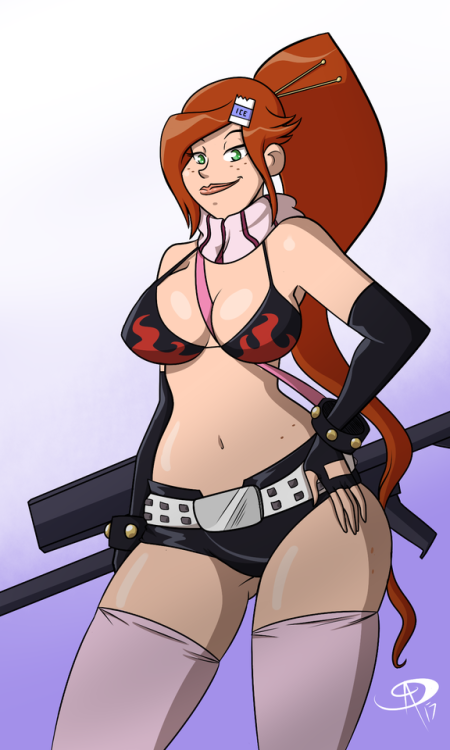 chillguydraws:    /co/ drawthread request for Wendy Corduroy dressed as Gurren Lagann’s Yoko.  ________________________________________________Support my Patreon to get first looks at all my completed works!www.patreon.com/chillguydraws    ;9