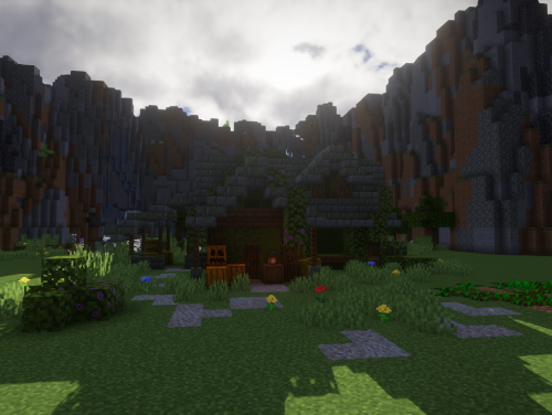 You can’t even really see the mountains…New shaders, not sure if I like them- there’s too muc