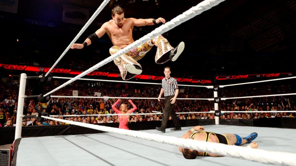 rawsmackdownnxtdivas:  Raw Flashback - Fandango (with Summer Rae) vs Santino Marella