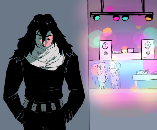 hardisonparker: sassafrascats: headcanon that aizawa is a better dancer than mic  @transaizawa 