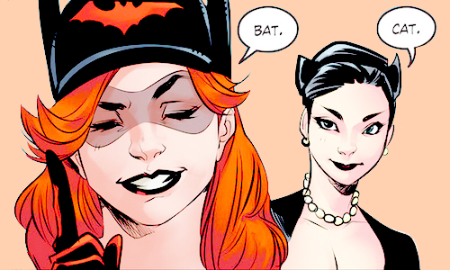 selinrkyle:  i love batcat selina kyle &amp; kate kane in bombshells #61 