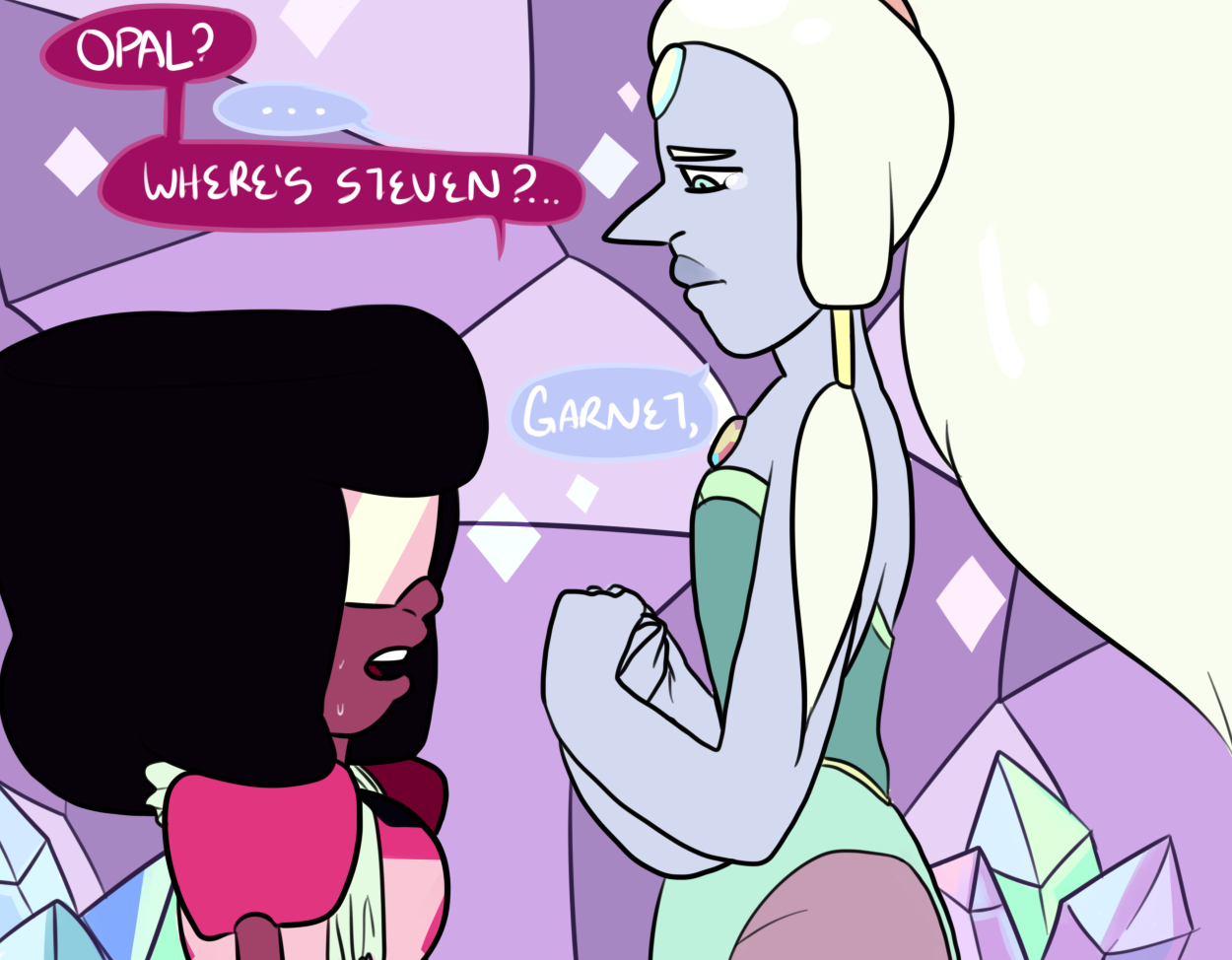 smolaroart:  i finally finished drawing out this thing for that one au i thought