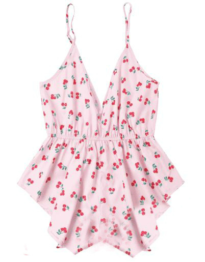 coquettefashion:  Pink ItemsCherry Romper | Heart BodysuitRuffle Trim  Dress |