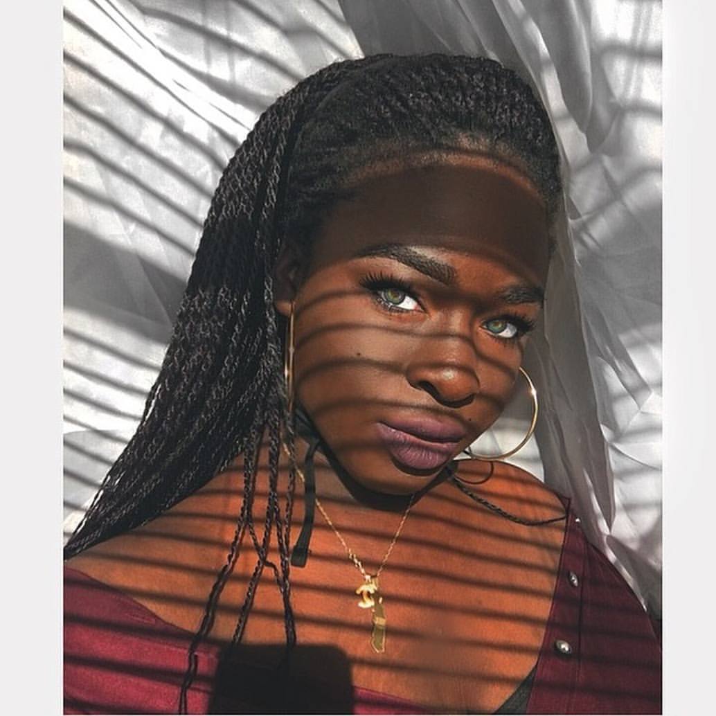 brownskinned:  @elimiera 🍫    https://www.instagram.com/darkskin.magic/