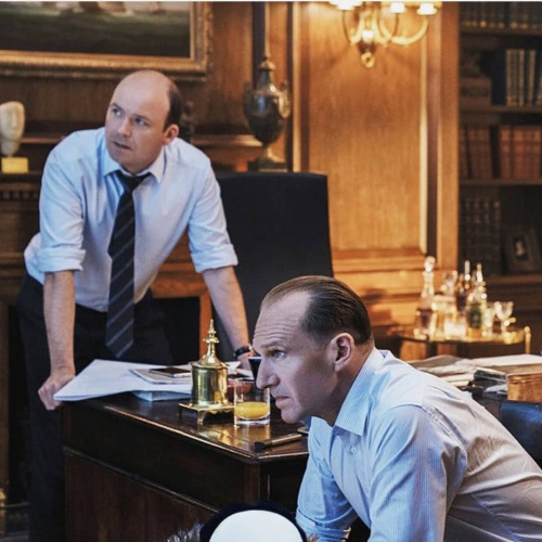 ralph-n-fiennes: Ralph Fiennes and Rory Kinnear in a new still from No Time To Die featured in this 