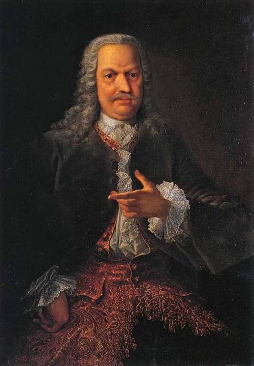 taksez:history-of-fashion:1741-1745 Georg Christoph Grooth - Portrait of Akinfiy Nikitich Demidov(Ni