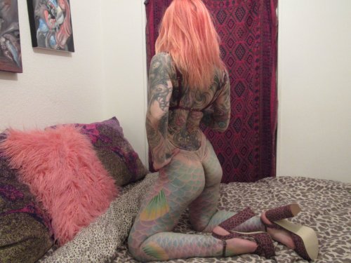 Sex obsessedwithtattooedsluttybabes:  Tina Marie pictures