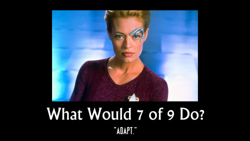 Sometimes in life I feel like I need to hear this from Seven of Nine…