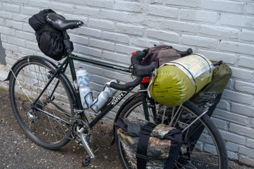 pkatkins: Light touring set up for a 3 day ride for Bayfield, WI to Minneapolis, MN -Surly Crosschec