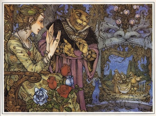 Beauty and the Beast illustration by Mercer Mayer