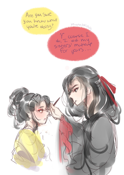 Adore concepts of Wwx Not Dying and making his own sect… adopts a bunch of stray children and