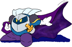 eggman-land:  meta knight’s cape is full