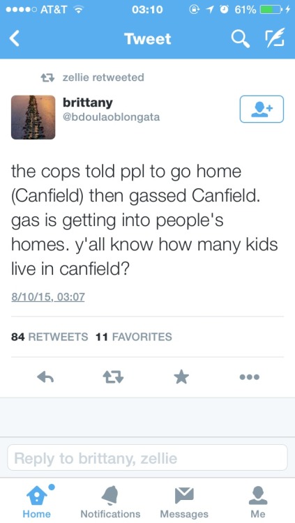 whatwhiteswillneverknow:thelifeofyan:Tonight in FergusonI looked at the dates of the tweets because 