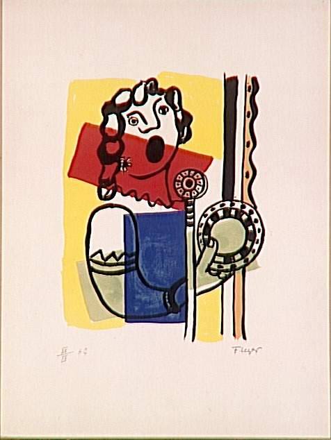 artist-leger:The singer on the radio, Fernand Léger