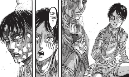 Sex Levi’s expression on page 38 of SnK 83 pictures