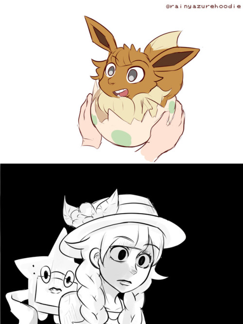 rainyazurehoodie:That is something about Eevee I didn’t need to know, Ultra Moon Dex.Little extra:
