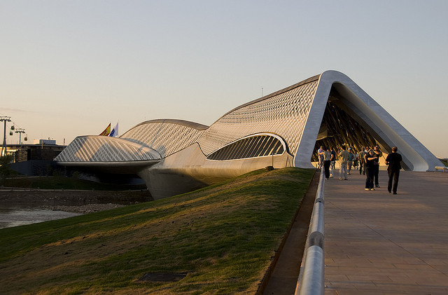 cstilla:Pabellón Puente de Zaha Hadid - Expo 2008 Zaragoza (puente de la Mora) by