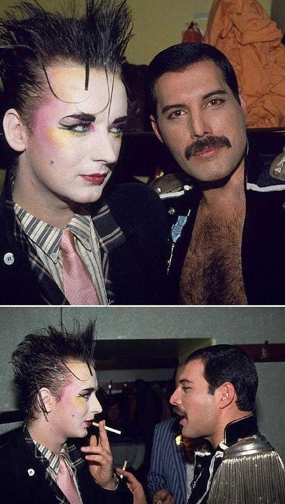 <p>George and Freddie</p>