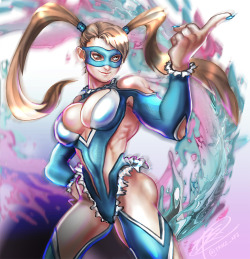 traceart:  Rainbow Mika Finished! with an