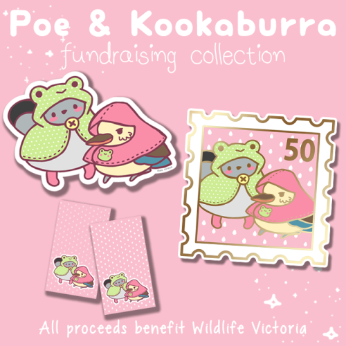 fleacircusdesigns:  Charity collection to benefit Wildlife Victoria! Here’s the link to the co