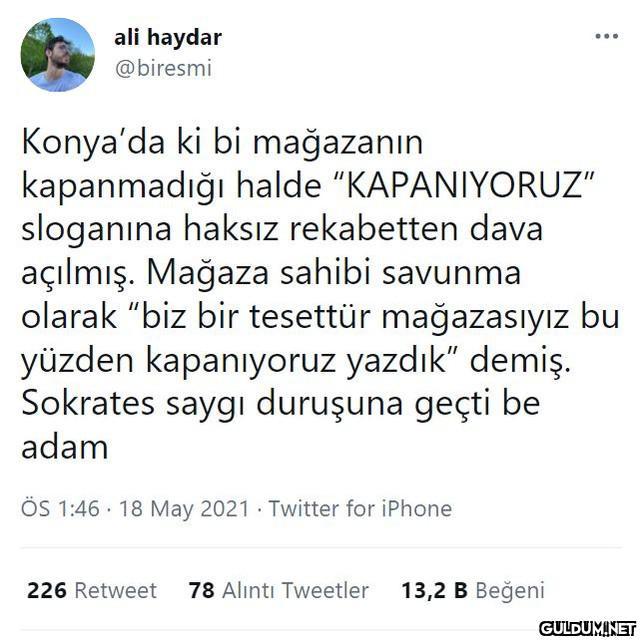 ali haydar ... @biresmi...