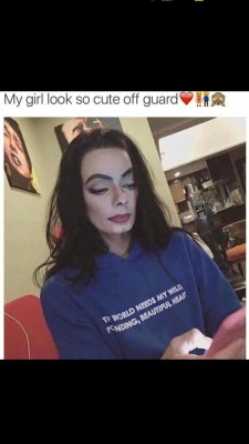 omgdirtydd:  gixxerpapa:  gixxerpapa:  Caught off guard by a…. smoooooooth criminal.  Maybe she texting Annie to see if she’s okay  I want to love you, P.Y.T.   After seeing that last pic I’m now convince Michael Jackson is really still alive.