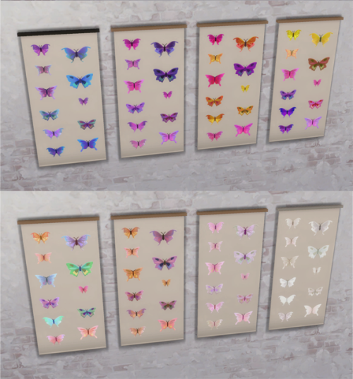 merry927:Butterfly Wall ArtThese graphics were extracted from the Kid’s Stuff pack by Treelife Creat