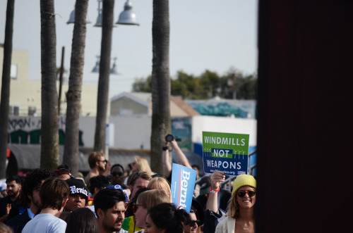 I don’t have anywhere else to post these so you’re getting them here! Yesterday, Bernie Sanders held