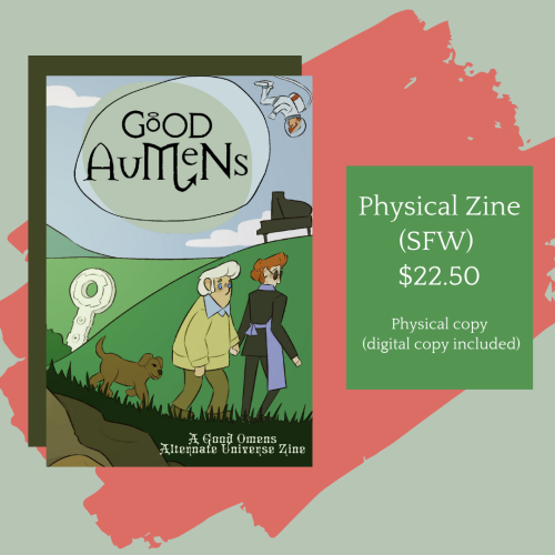 goodaumenszine:PREORDERS OPEN FOR GOOD AUMENSGood AUmens, our Good Omens Human AU zine, is now open 