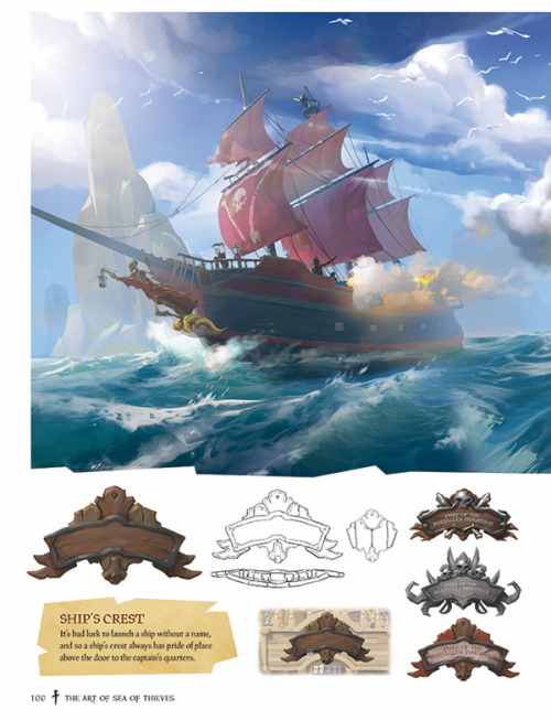 Now available for preorder! Set sail with THE ART OF SEA OF THIEVES, based on the game Sea of Thieve