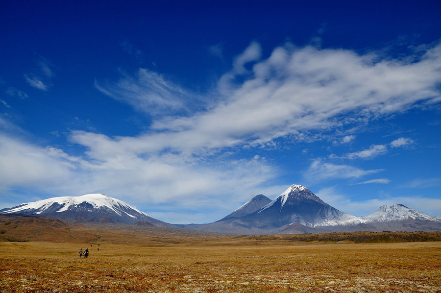 Eastern side of Klyuchevskaya Mountain, Kamchatka 