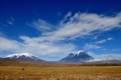 Eastern side of Klyuchevskaya Mountain, Kamchatka 