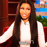 swiftsugg:  Nicki Minaj’s synonyms for &ldquo;butt&rdquo; on Ellen.  