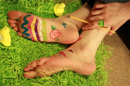 feet art