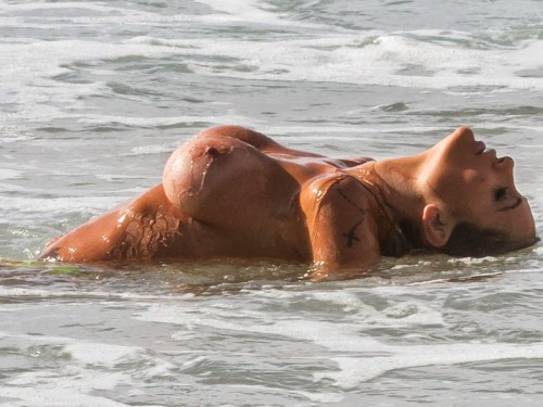 toplessbeachcelebs:  Andressa Urach (Brazilian Model) topless in Portugal (September 2013)
