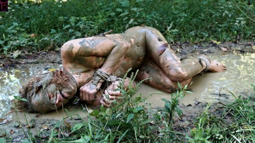 humiliationwhore2:  This was his favourite game. Tying me up and letting me lose in the forest. Last time, i was stuck in a trap. This time I fell in the puddle. 