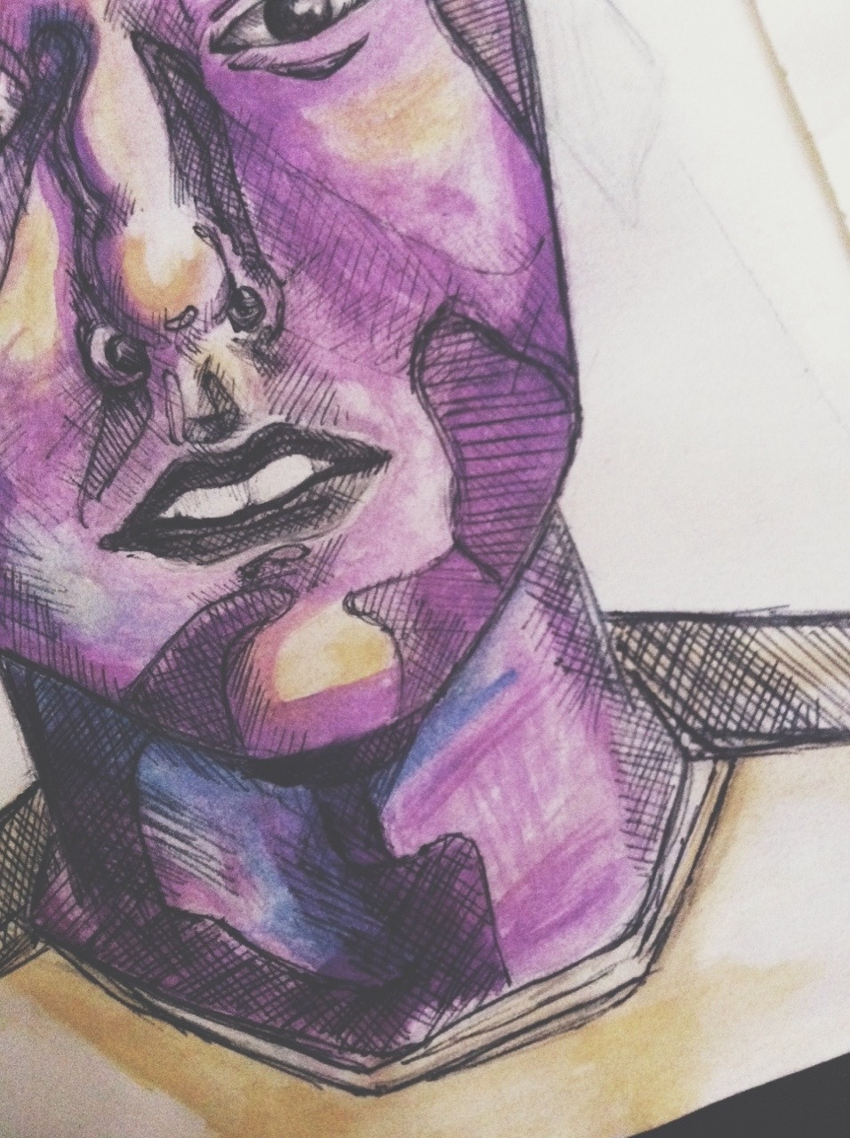 wildlxfe:  I started adding colour to this the other day and I’m kind of happy